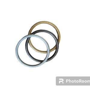 Lia Sophia Tricolor Bangle Set